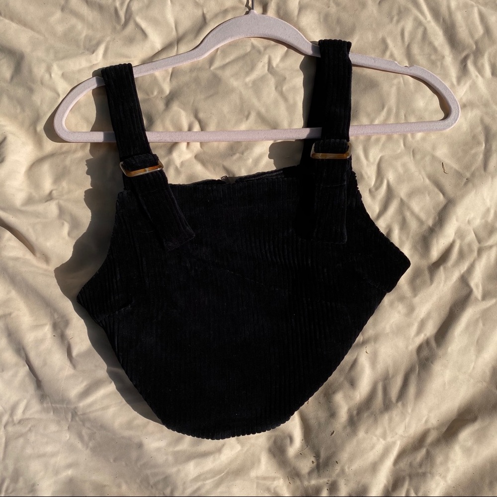 corduroy crop top